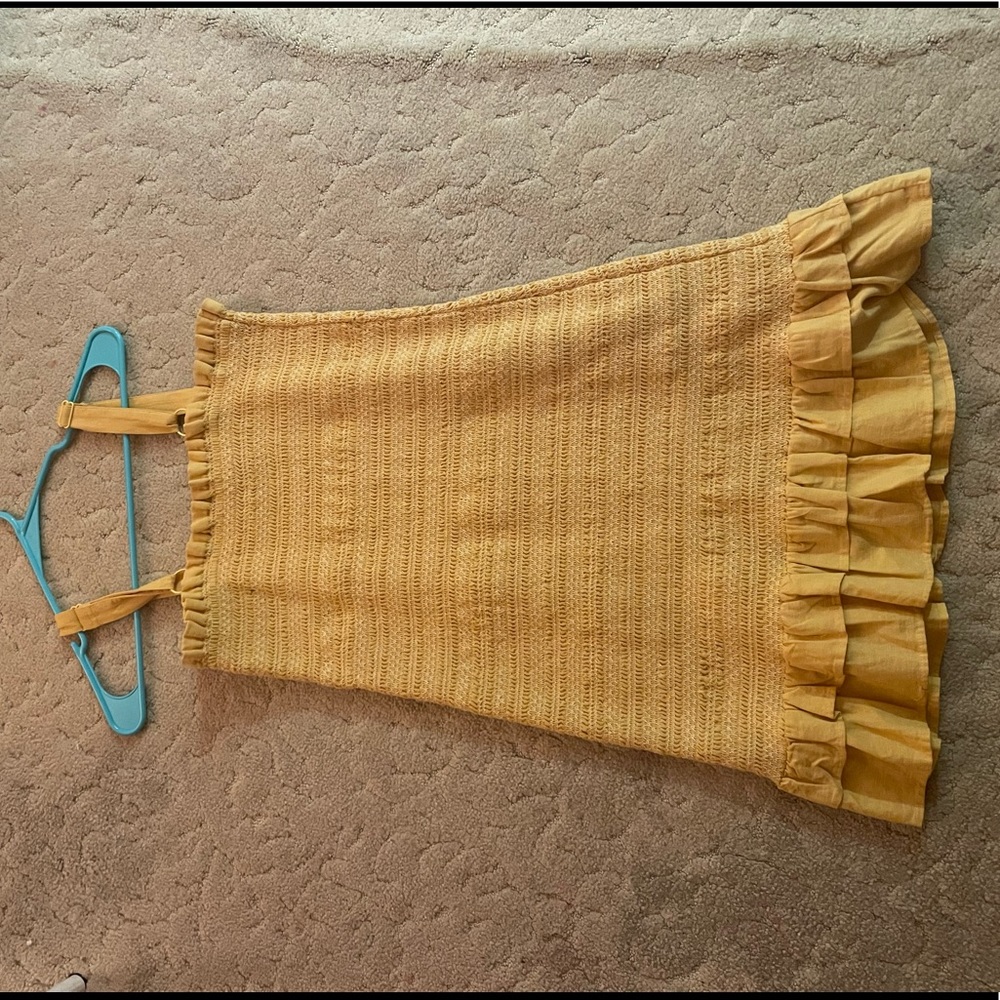 American eagle dress yellow summer